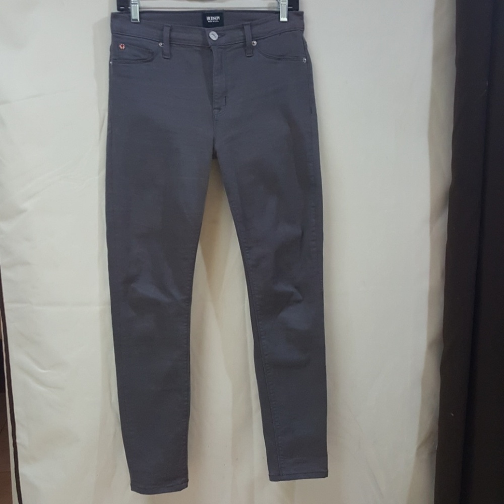 HUDSON Gray Skinny Jean Pants Midrise 28